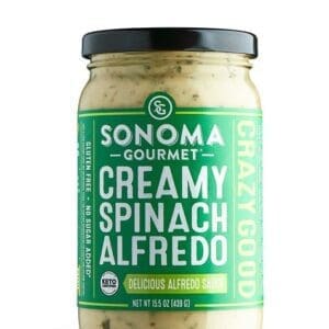 creamy spinach alfredo sauce